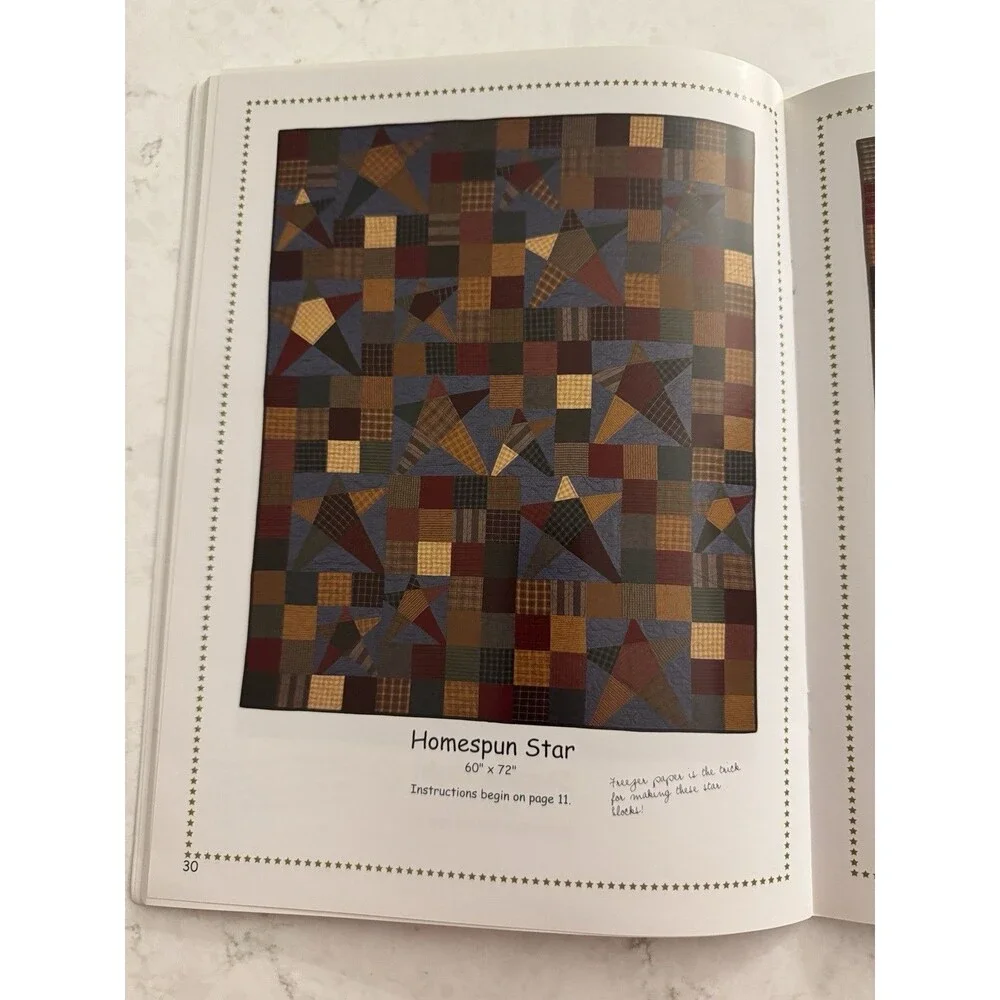 Star Savvy Laps From Fats Book 4 Ellen Replogle Quilt Pattern Lap Size Quarters